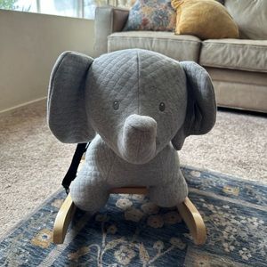 Nattou Rocking Animal, Elephant, 10-36 Months, Grey - like new, used once